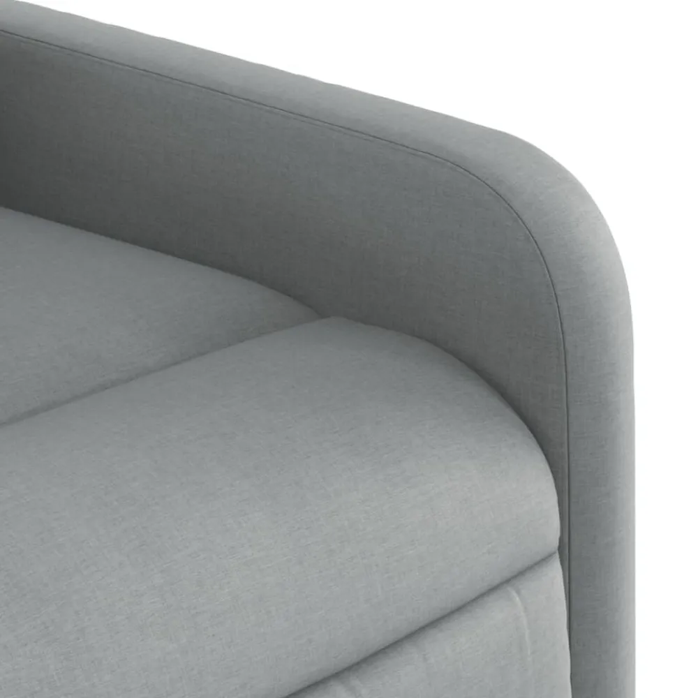 vidaXL Sillas-Sillón reclinable de masaje eléctrico tela