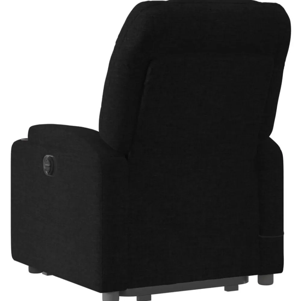 vidaXL Sillas-Sillón reclinable de masaje elevable tela
