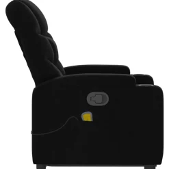 vidaXL Sillas-Sillón reclinable de masaje elevable tela