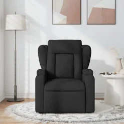 vidaXL Sillas-Sillón reclinable de masaje de tela