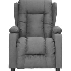 vidaXL Sillón reclinable de tela Gris claro Online