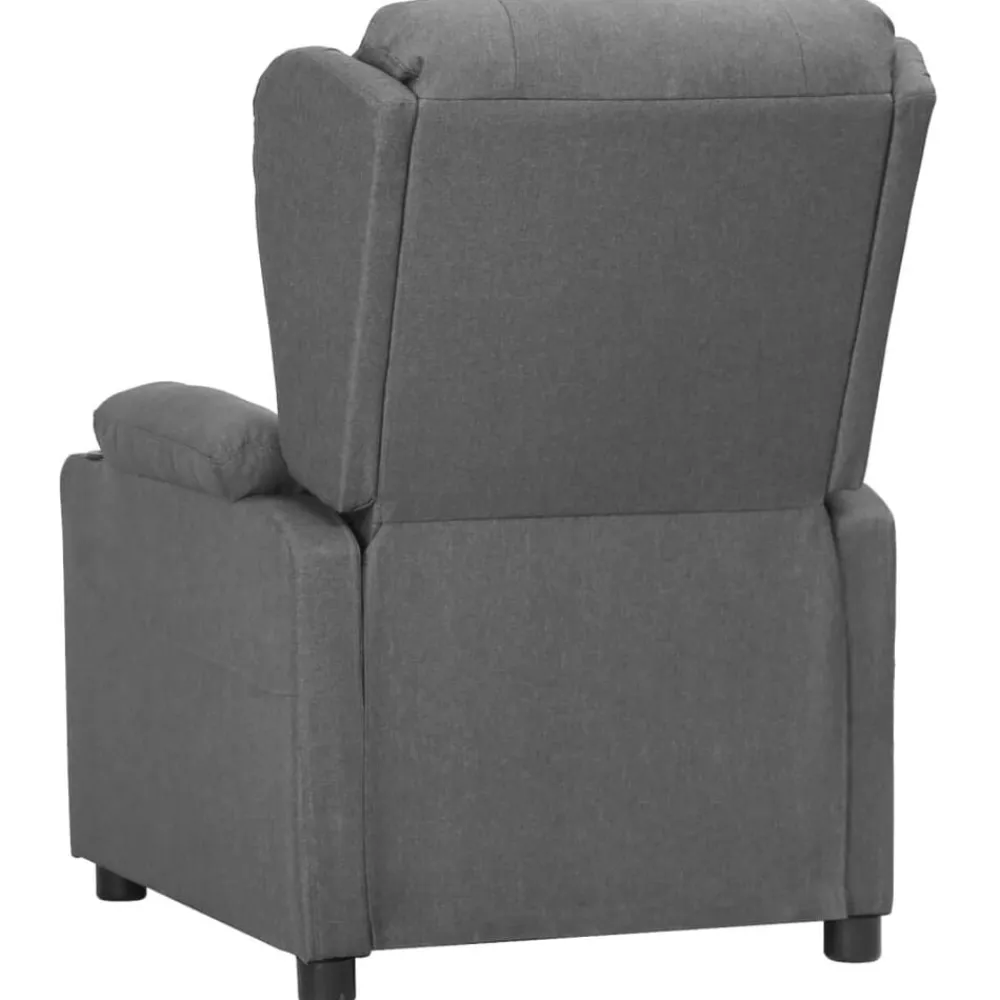vidaXL Sillón reclinable de tela Gris claro Online