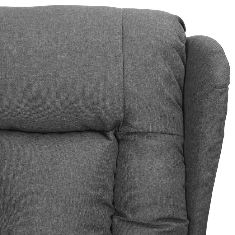 vidaXL Sillón reclinable de tela Gris claro Online