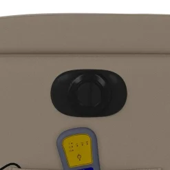vidaXL Sillas-Sillón reclinable de masaje eléctrico cuero sintético