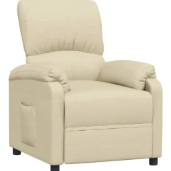 vidaXL Sillas-Sillón reclinable de tela