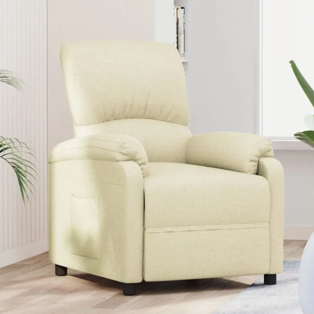 vidaXL Sillas-Sillón reclinable de tela
