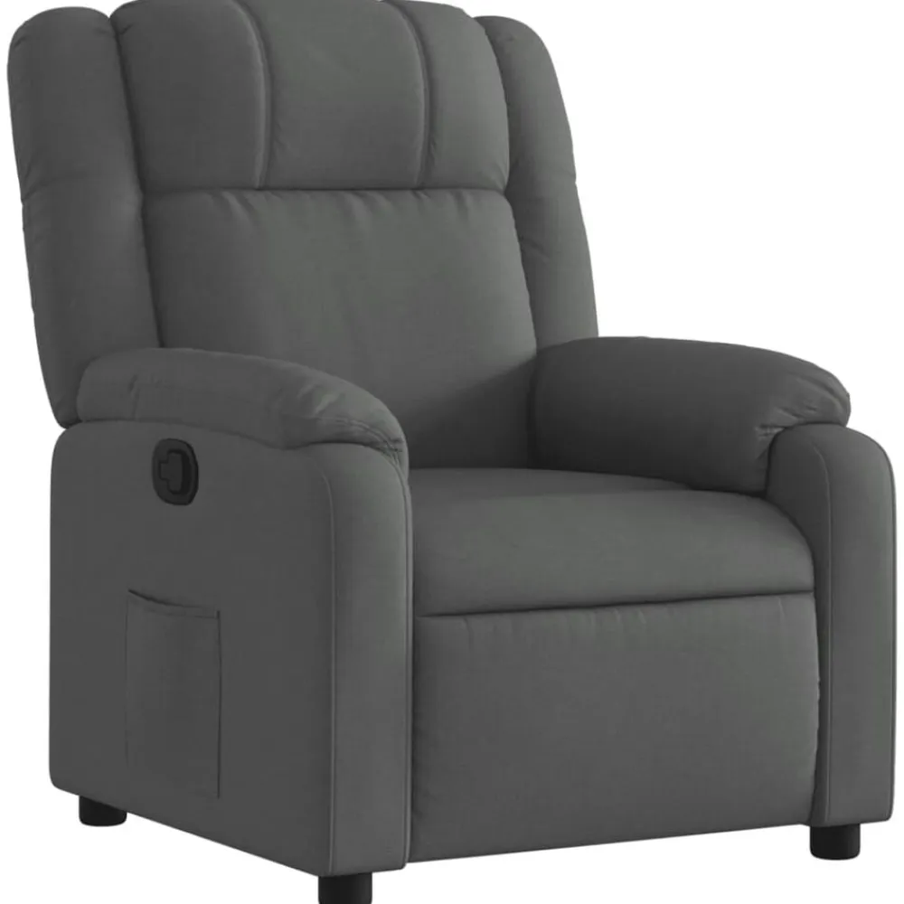 vidaXL Sillas-Sillón reclinable de tela