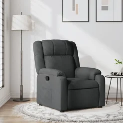 vidaXL Sillas-Sillón reclinable de tela