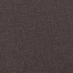 vidaXL Sillas-Sillón reclinable de tela marrón oscuro