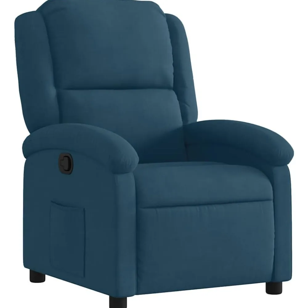 vidaXL Sillas-Sillón reclinable de terciopelo