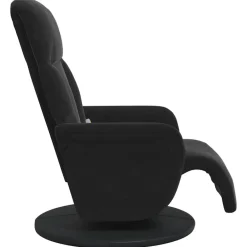 vidaXL Sillas-Sillón reclinable de masaje con reposapiés terciopelo