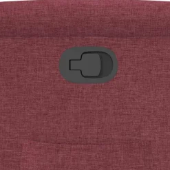 vidaXL Sillón reclinable de tela rojo tinto Rojo vino tinto Online