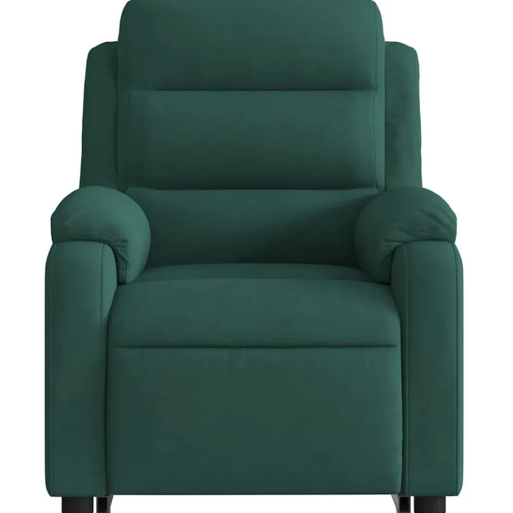 vidaXL Sillas-Sillón reclinable de masaje elevable terciopelo