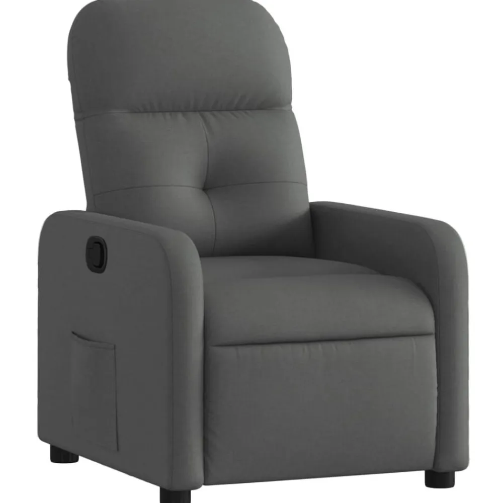 vidaXL Sillas-Sillón reclinable de tela