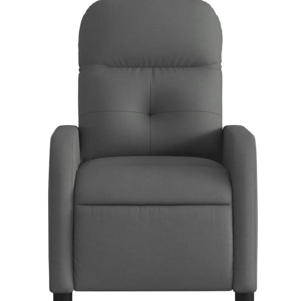vidaXL Sillas-Sillón reclinable de tela