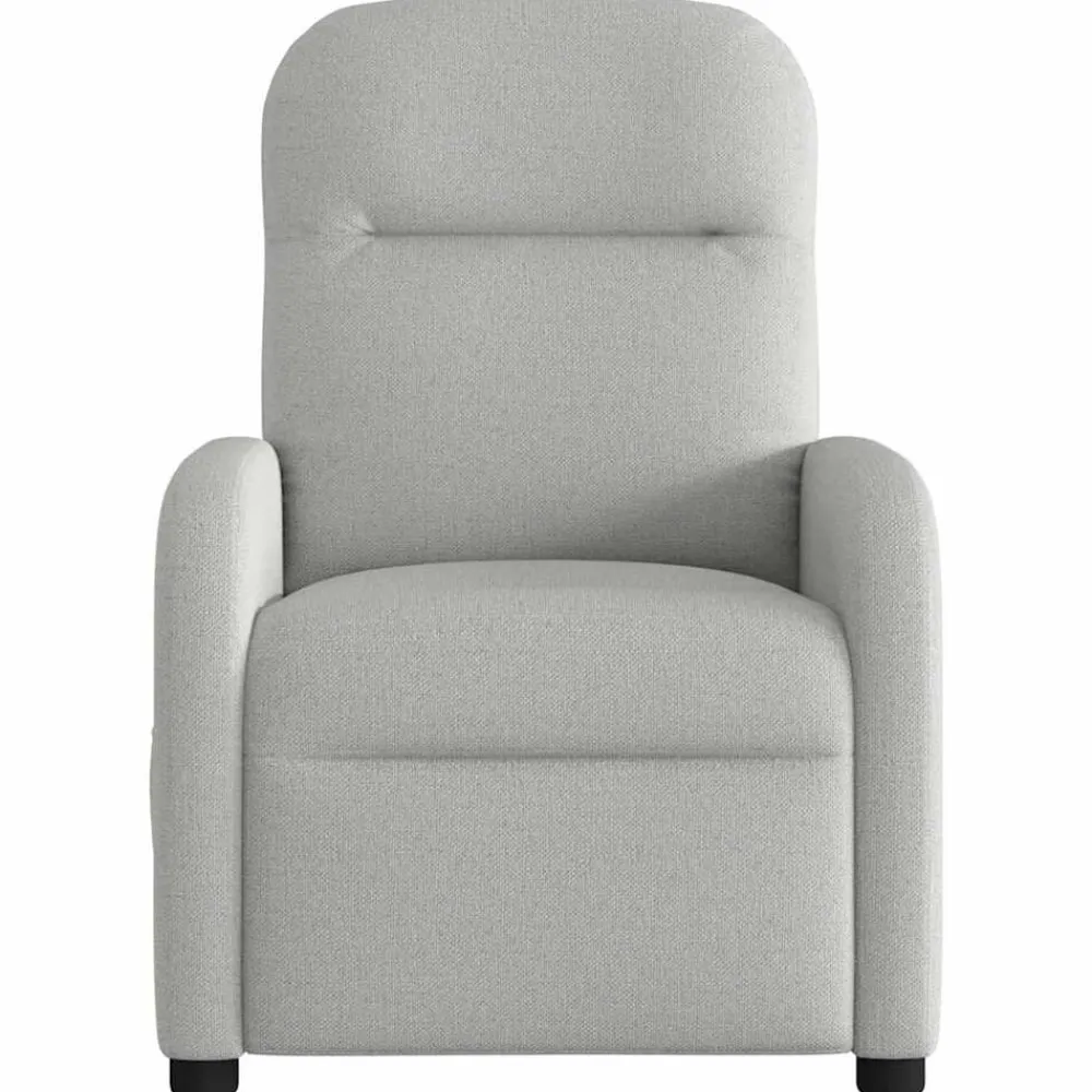 vidaXL Sillón reclinable de tela Gris nube Outlet