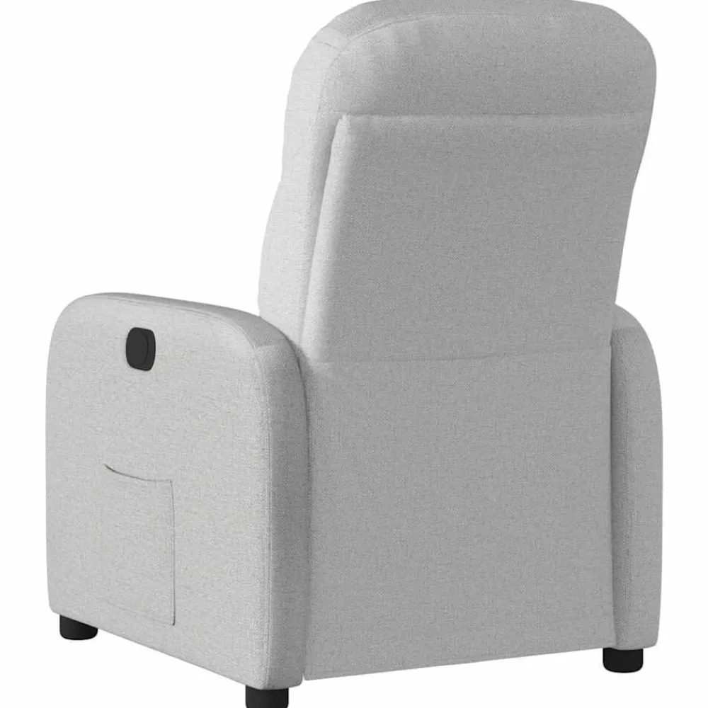vidaXL Sillón reclinable de tela Gris nube Outlet