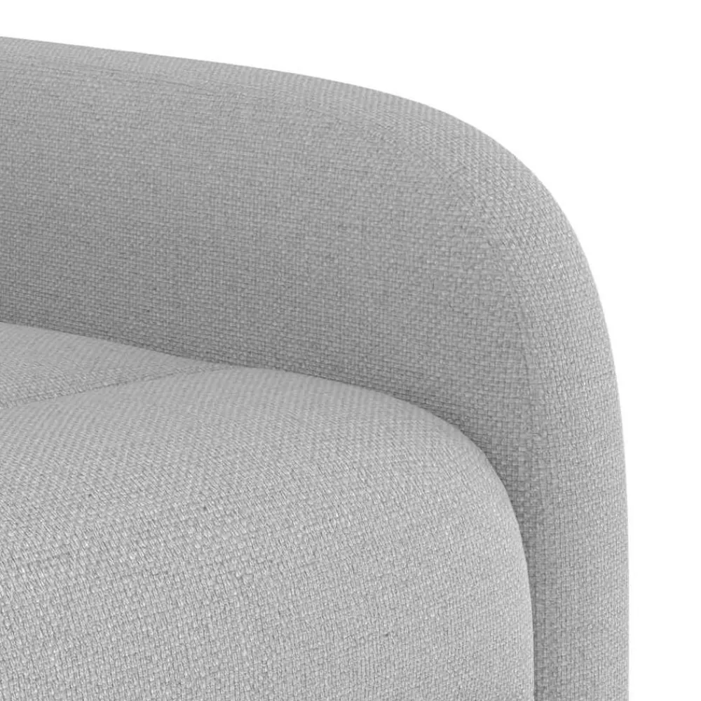 vidaXL Sillón reclinable de tela Gris nube Outlet