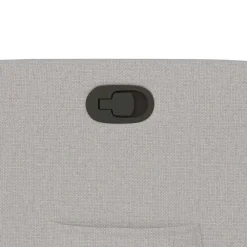 vidaXL Sillón reclinable de tela Gris nube Outlet