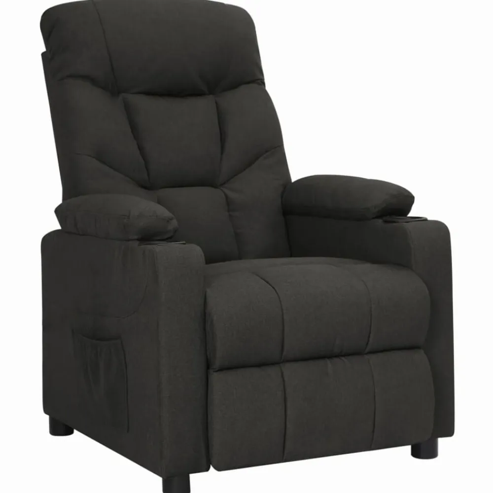 vidaXL Sillas-Sillón reclinable de tela