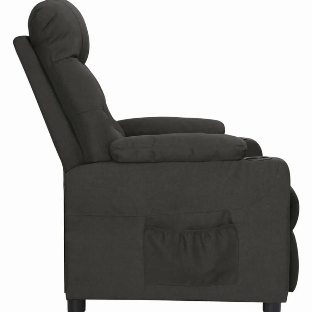 vidaXL Sillas-Sillón reclinable de tela
