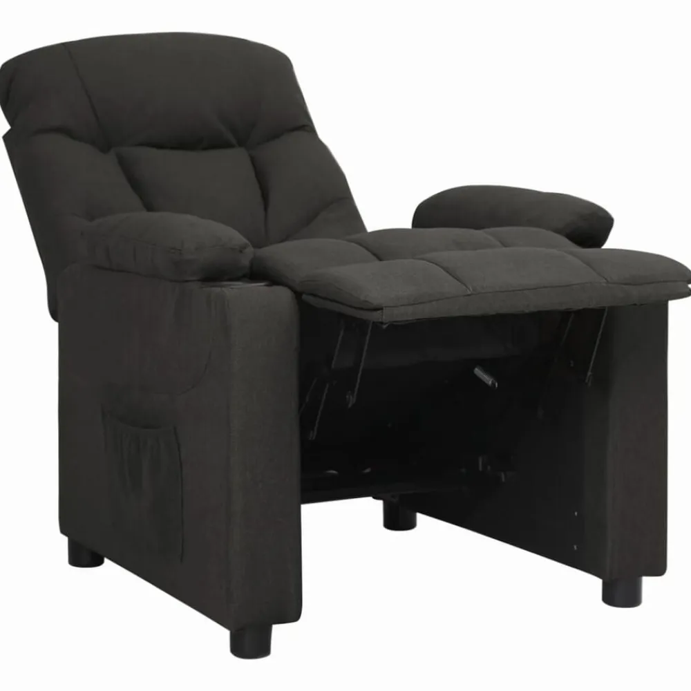 vidaXL Sillas-Sillón reclinable de tela