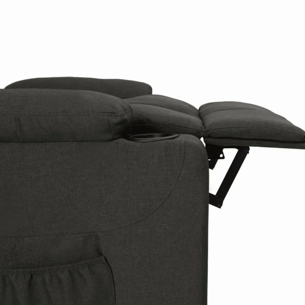 vidaXL Sillas-Sillón reclinable de tela