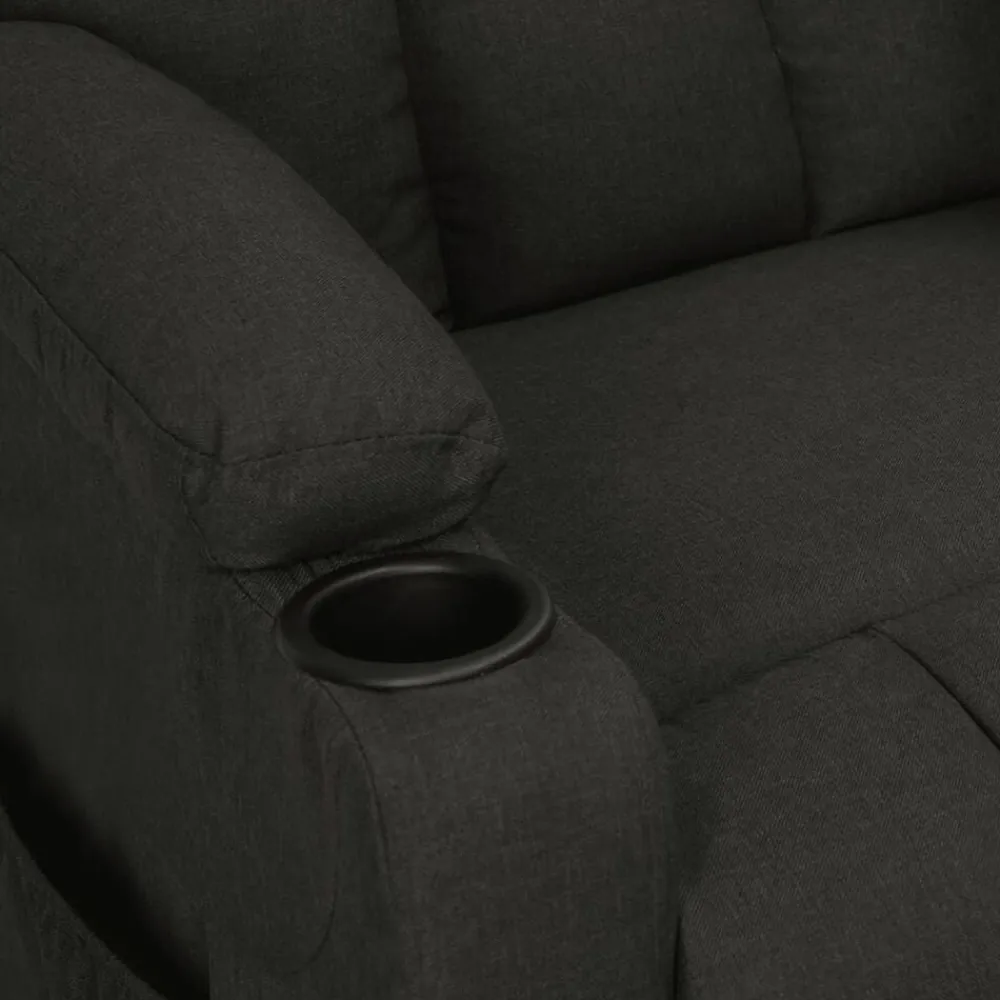 vidaXL Sillas-Sillón reclinable de tela