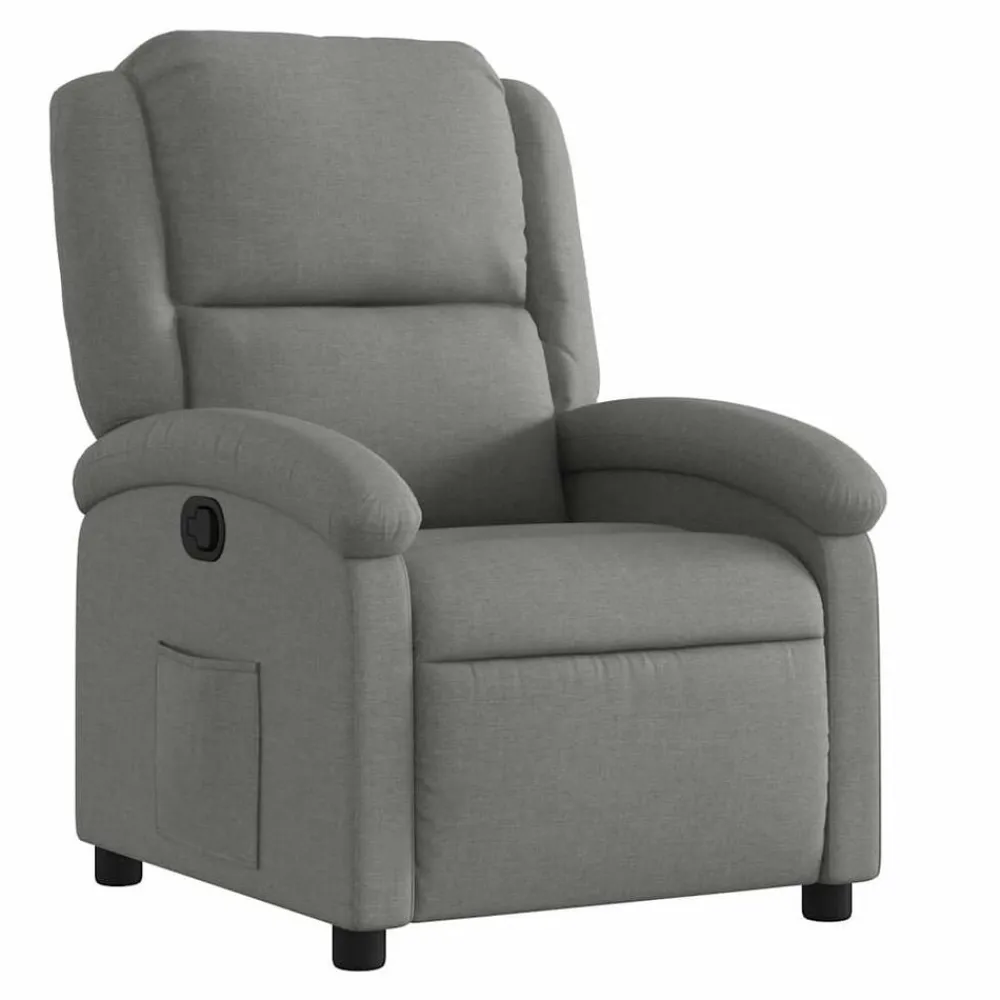 vidaXL Sillas-Sillón reclinable de tela