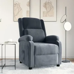 vidaXL Sillas-Sillón reclinable de terciopelo