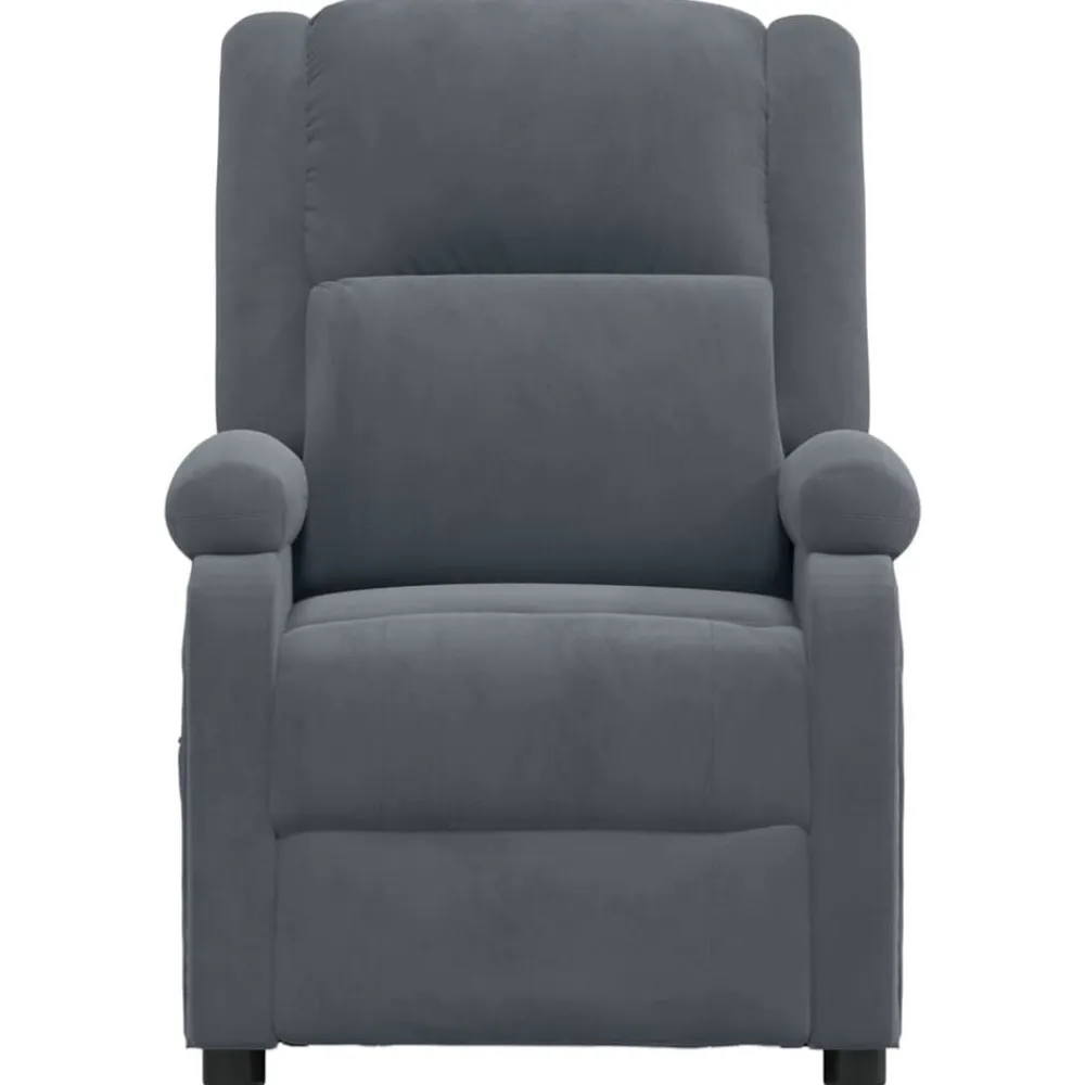 vidaXL Sillas-Sillón reclinable de terciopelo