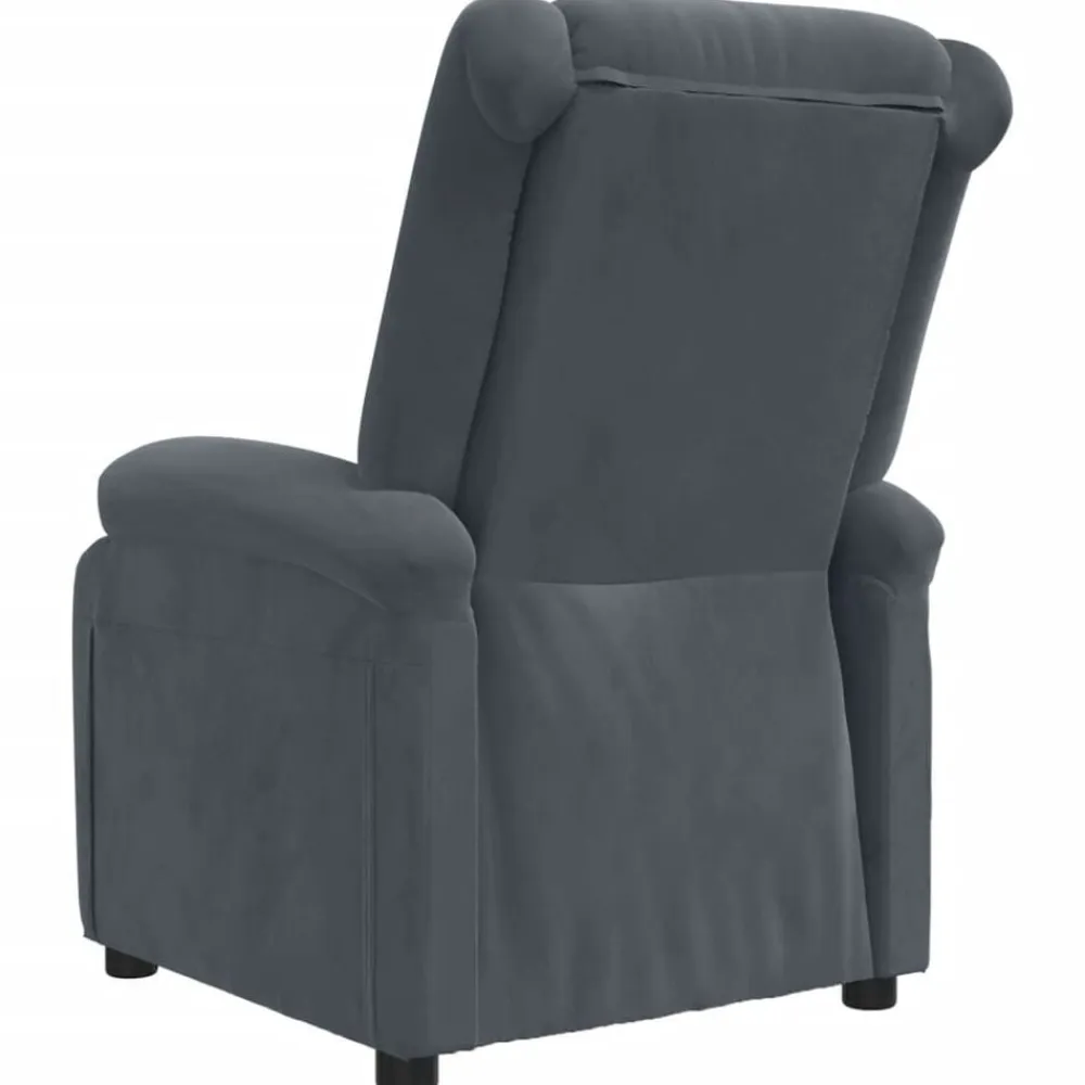 vidaXL Sillas-Sillón reclinable de terciopelo