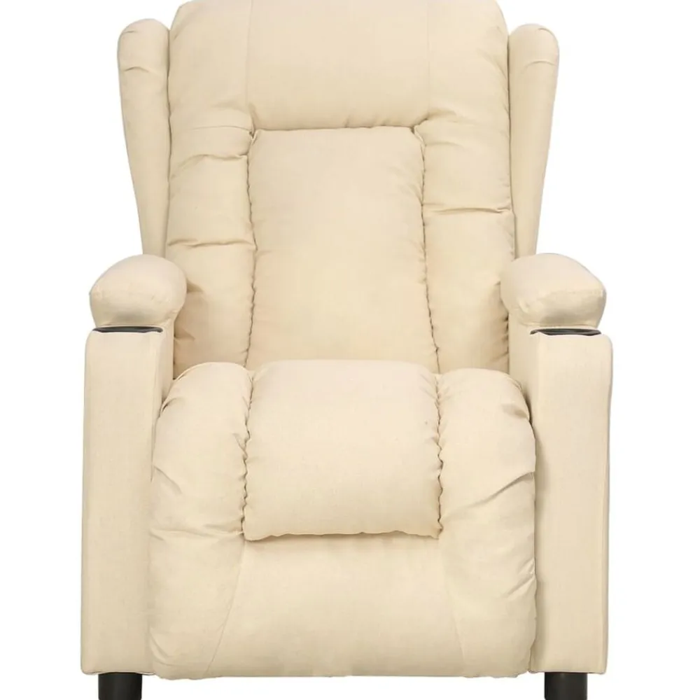 vidaXL Sillas-Sillón reclinable de tela