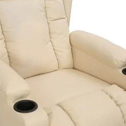 vidaXL Sillas-Sillón reclinable de tela