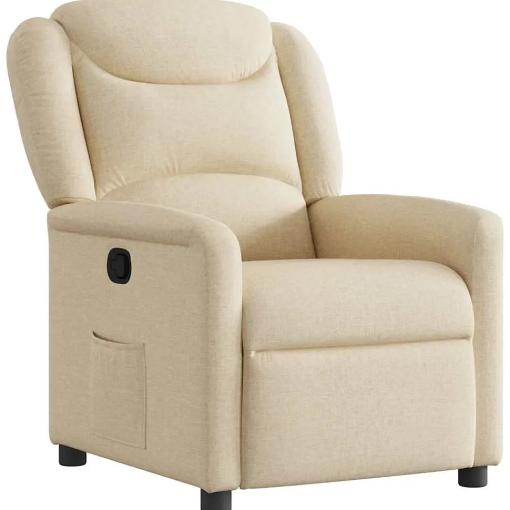 vidaXL Sillas-Sillón reclinable de tela