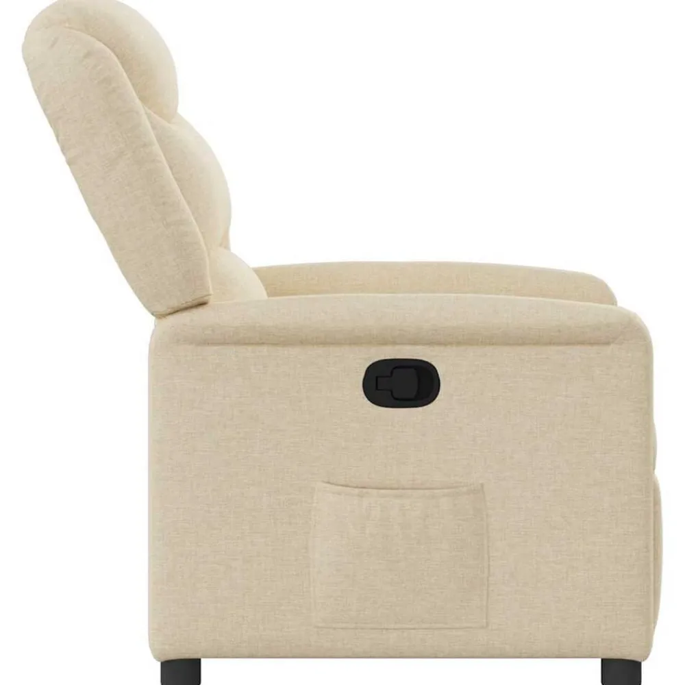 vidaXL Sillas-Sillón reclinable de tela