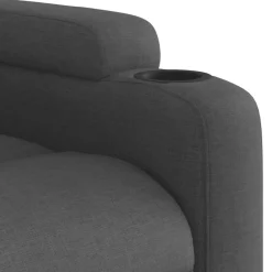 vidaXL Sillas-Sillón reclinable de masaje eléctrico tela