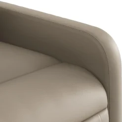 vidaXL Sillas-Sillón reclinable de cuero sintético color