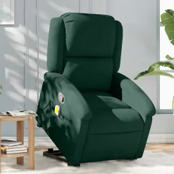 vidaXL Sillas-Sillón reclinable de masaje elevable terciopelo