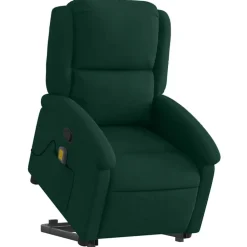 vidaXL Sillas-Sillón reclinable de masaje elevable terciopelo