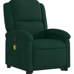 vidaXL Sillas-Sillón reclinable de masaje elevable terciopelo