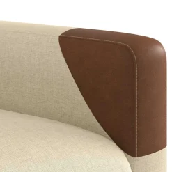 vidaXL Sillas-Sillón reclinable elevable de tela color