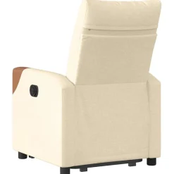 vidaXL Sillas-Sillón reclinable elevable de tela color