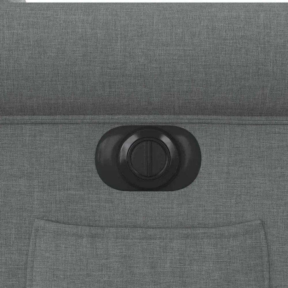 vidaXL Sillón reclinable eléctrico de tela Gris oscuro Sale