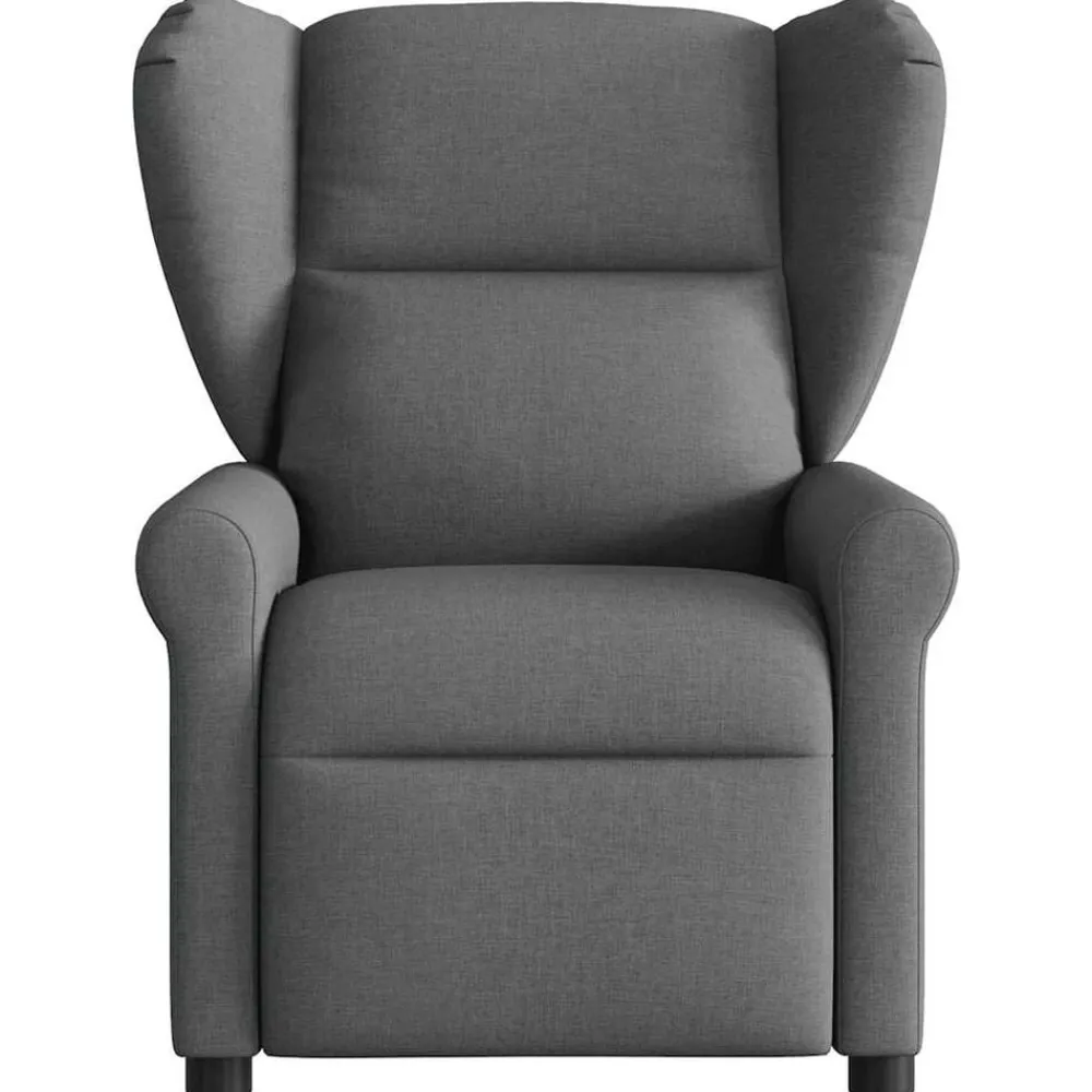 vidaXL Sillón reclinable eléctrico de tela Gris oscuro Sale