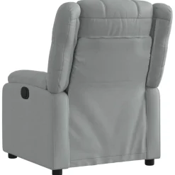vidaXL Sillas-Sillón reclinable eléctrico tela