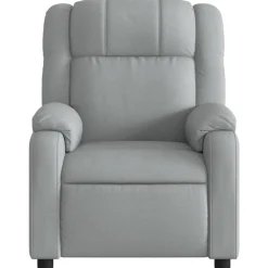 vidaXL Sillas-Sillón reclinable eléctrico tela