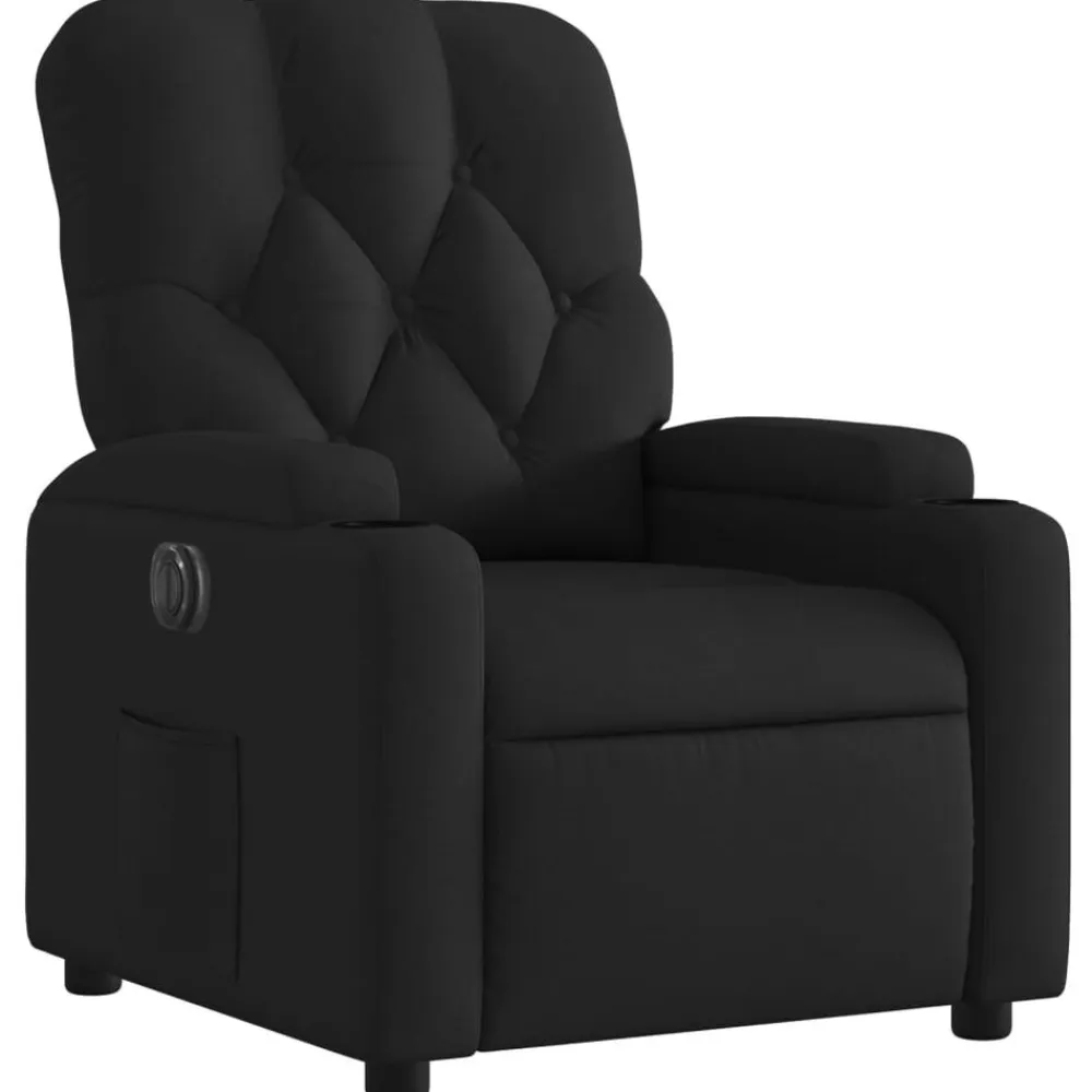 vidaXL Sillas-Sillón reclinable eléctrico de tela