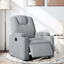 vidaXL Sillas-Sillón reclinable eléctrico tela
