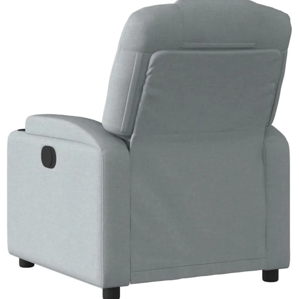 vidaXL Sillas-Sillón reclinable eléctrico tela